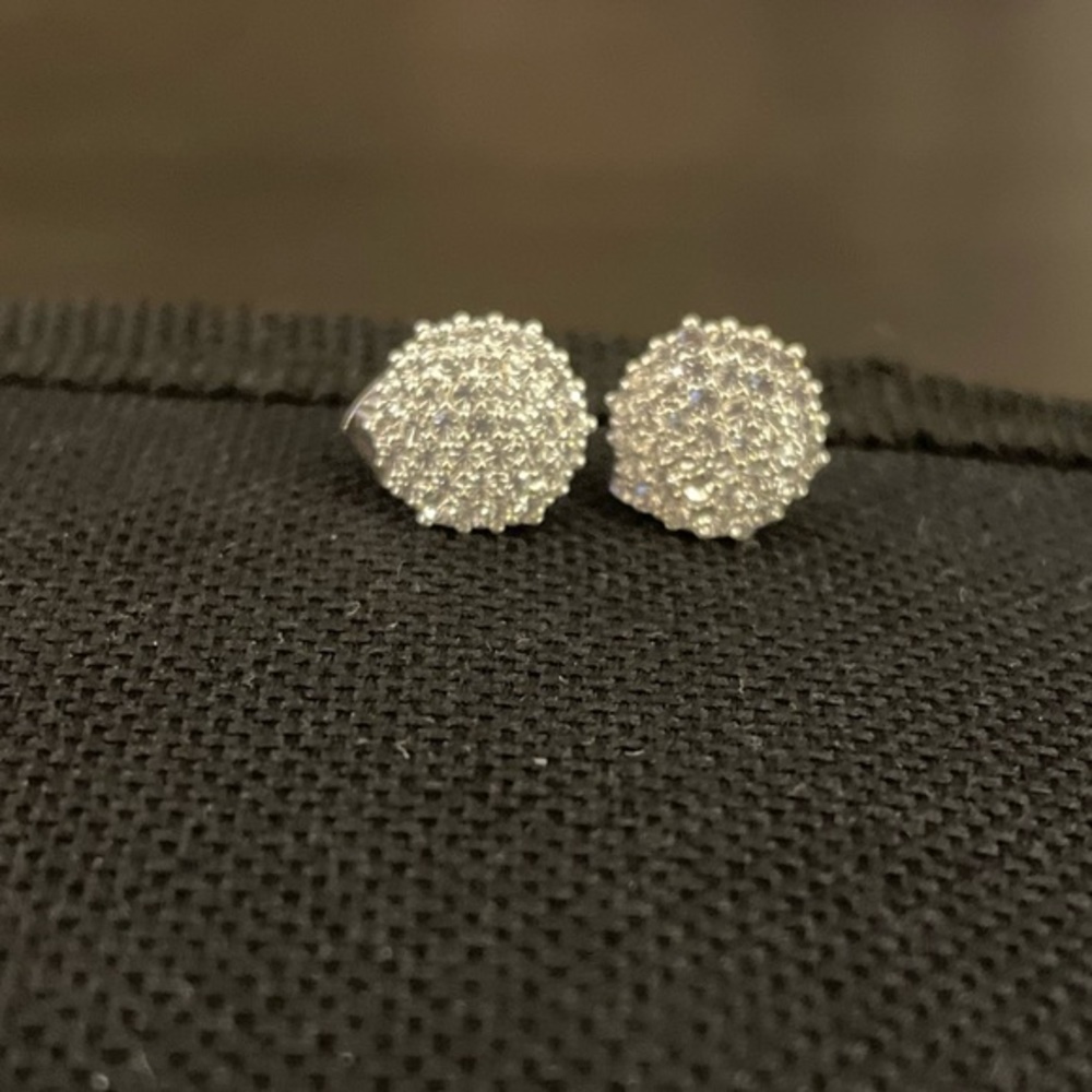 Pave’ Earrings - Picture 3 of 3
